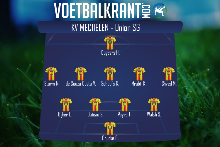Opstelling KV Mechelen | KV Mechelen - Union SG (22/08/2021)