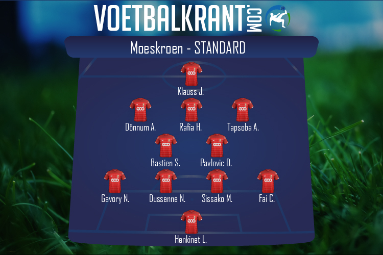 Opstelling Standard | Moeskroen - Standard (26/10/2021)