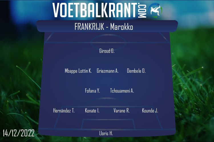 Frankrijk (Frankrijk - Marokko)
