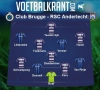 Wat als... Club Brugge en RSC Anderlecht de krachten zouden bundelen? Dan zou dit elftal het gevolg zijn