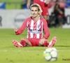 Atlético speelt gelijk met tien man na rood voor Griezmann