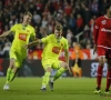 Alexander Sorloth knalde Gent naar plek vijf met een goal in de slotminuten