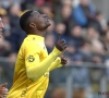 Joseph Akpala heeft KV Oostende drie punten bezorgd