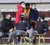 Issa Kabore moest naar de kant in de wedstrijd tussen Beerschot en KV Mechelen met een hamstringblessure 