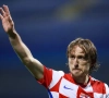 Kroatische ster Luka Modric houdt het niet droog na bereiken mijlpaal en staande ovatie ploegmakkers