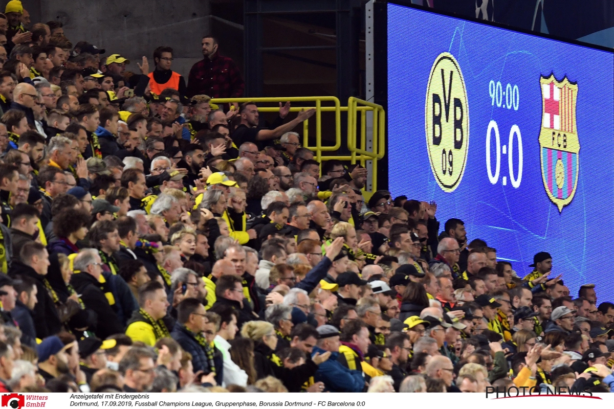 🎥 Indrukwekkende tifo van 'Gelbe Wand' duurt welgeteld 5 seconden en gaat dan 'in stof op'