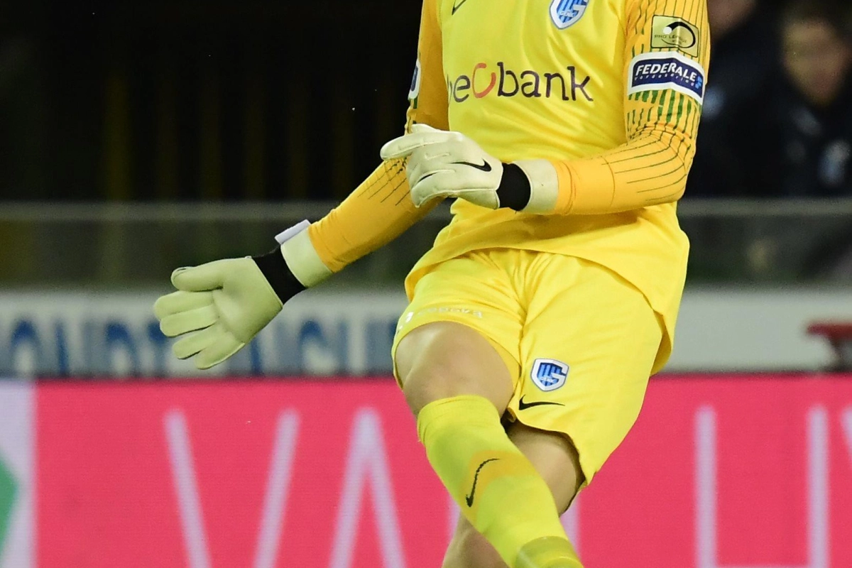 Maarten Vandevoordt (KRC Genk) heeft weinig last van zenuwen: "Je kan een fout toch niet meer rechtzetten"