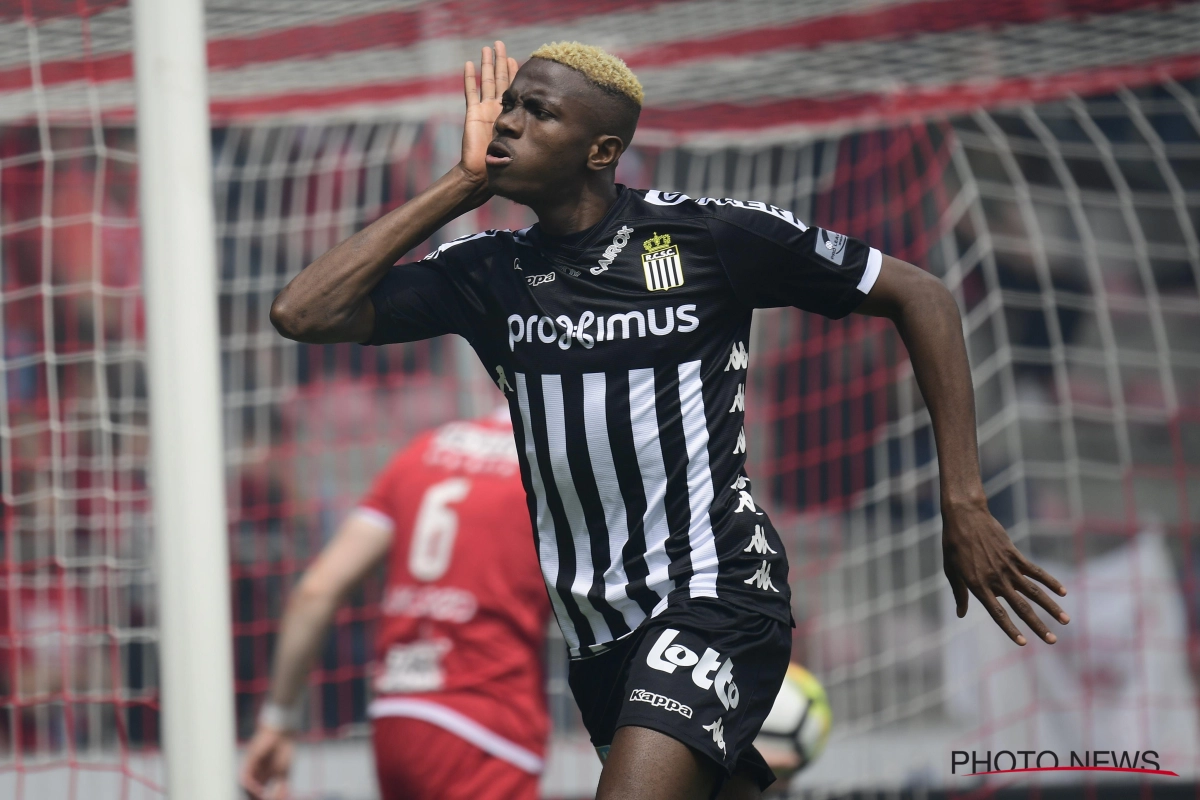 Osimhen bewierookt Charleroi en... "Ik heb toen tegen mijn makelaar gezegd dat ik op een dag het ongelijk van Club Brugge en Zulte Waregem zou bewijzen"