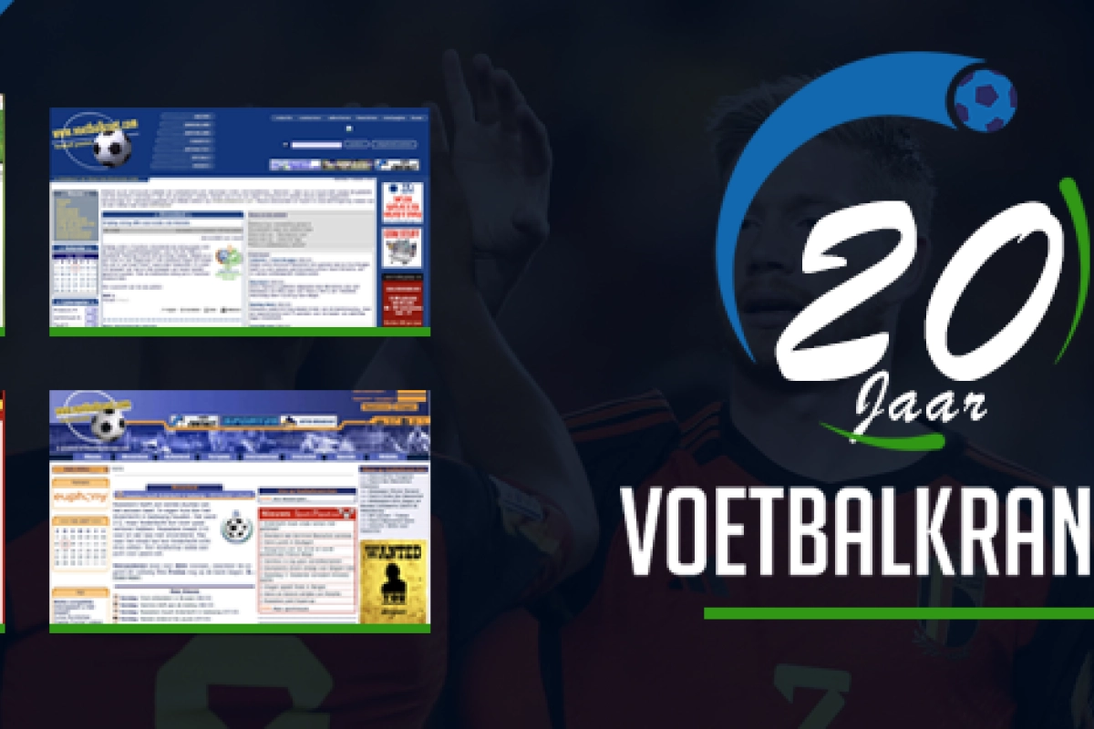 Voetbalkrant.com bestaat vandaag 20 jaar!