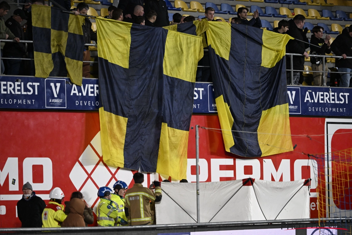 STVV-fan valt zo'n 2,5 meter naar beneden uit tribune, schade valt mee