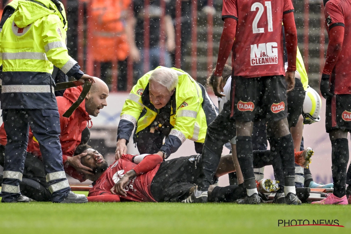 Het verdict is gevallen voor Jeff Reine-Adélaïde, die bewusteloos uitviel tegen Charleroi