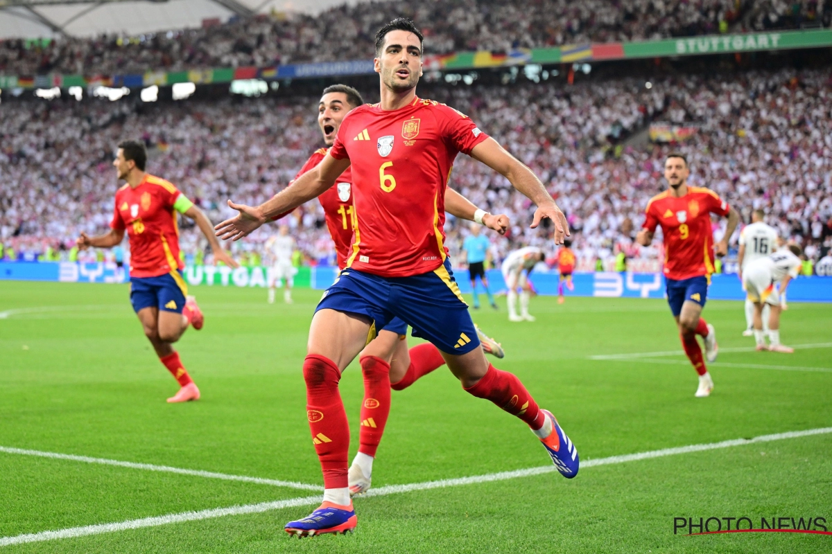 🎥 Mikel Merino zorgt voor ongelooflijk stukje voetbalgeschiedenis bij viering winning goal tegen Duitsland