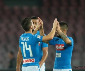 Napoli, met Mertens als spits, niet voorbij Lazio