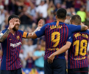 Barcelona staat 10 punten los op Real Madrid dankzij treffers van Messi en Suárez