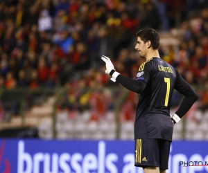 Courtois raakte de bal... acht keer: "Het was wel grappig van de fans"