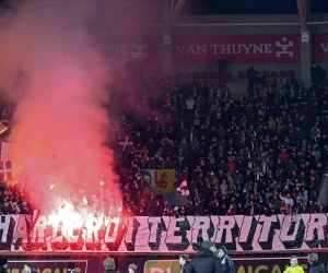 Uitsupporters maken indruk in Regenboogstadion: "Zoals we van hen gewend zijn"