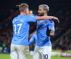 Kevin De Bruyne zal Sergio Agüero langer moeten missen: 'spits test positief op het coronavirus'