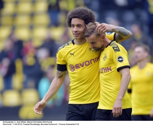 📷  Axel Witsel poseert in nieuwe uittenue Borussia Dortmund