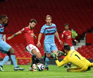 Manchester United haalt het van West Ham United en springt opnieuw naar de tweede plaats in het klassement