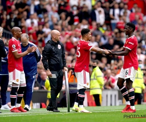 Het zit er bovenhands op tussen de spelers en de trainer bij Manchester United