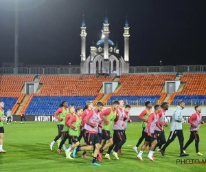 📷 Mooie beelden! Rode Duivels trainen in de schaduw van de moskee van Kazan