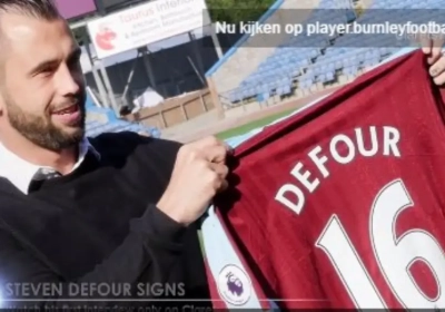 Burnley-coach in de wolken met Steven Defour: "Heeft zich hier uitstekend aangepast"