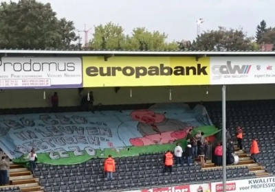 In beelden: Tifo's en boegeroep tegen bestuursleden OH Leuven