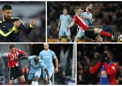 Defour mag juichen, jonge Belg mag invallen, Januzaj en Benteke onderuit en Arsenal wint ruim dankzij twee own goals