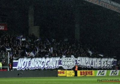 Anderlecht-fans krijgen deksel op de neus: "Not arrogant, simply the best"