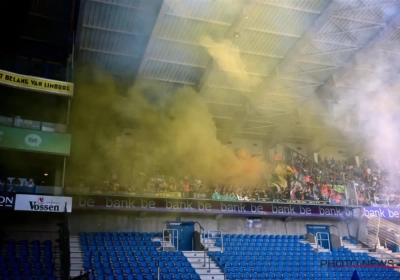 ?Limburgse derby lag na amper 5 minuten al stil door onrust in het bezoekersvak, Genk-fans zochten veiligere oorden op