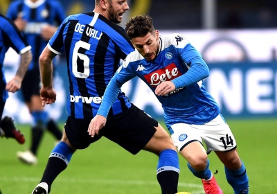 Napoli en Mertens gaan winnen bij Inter én staan met een half been in de Italiaanse bekerfinale