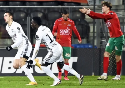 KV Oostende en KAS Eupen dat na een kwartier met een man minder moest, delen de punten