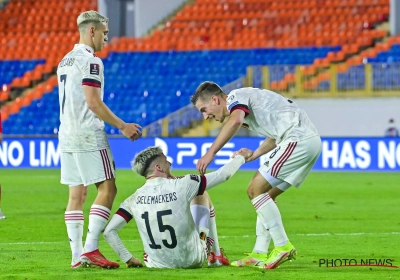 Matchwinnaar Dennis Praet vat het bondig samen: "Drie punten en terug naar België"