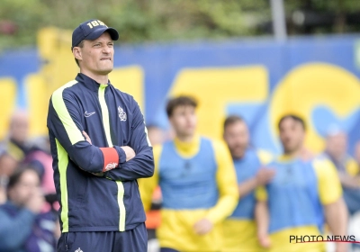 Union SG-coach Alexander Blessin heeft andere mening dan zijn spelers over doelpunt van Vetlesen