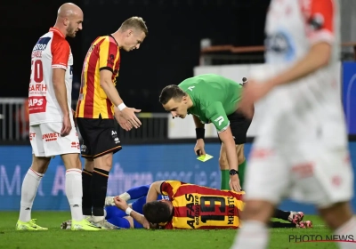 📷 "Hij spuwde wat bloed": KV Mechelen krijgt duidelijkheid na frontale botsing van Mrabti