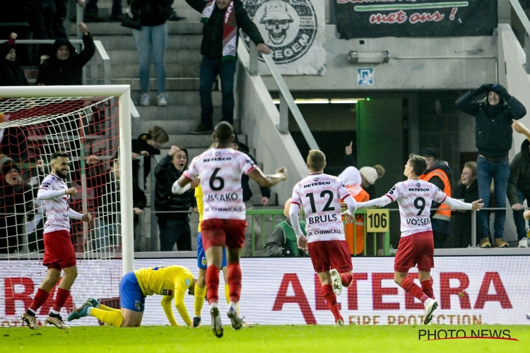 Jelle Vossen bezorgt moedig Zulte Waregem bij rentree aan Gaverbeek puntje in degradatiestrijd