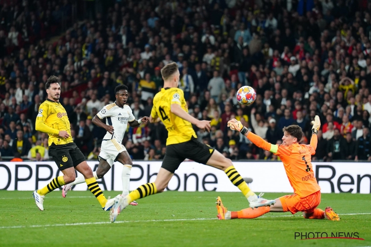 Real Madrid wint met Courtois voor de 15e keer in haar geschiedenis de Champions League, Dortmund zal zich gemiste kansen nog lang beklagen