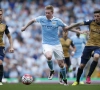 De Bruyne scoort, maar Manchester United is de winnaar na onderhoudende kraker tussen Manchester City en Arsenal