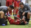 Junior Pius staat op het trainingsveld bij Antwerp FC