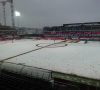 📷  Veld van KV Oostende omgedoopt in een sneeuwtapijt, maar: "Tot nader order wordt er gewoon gespeeld"