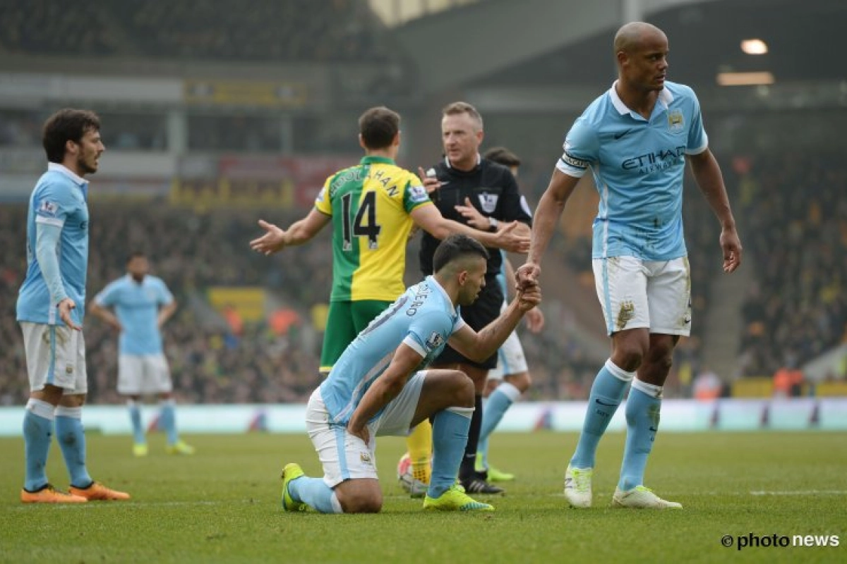 Manchester City verspeelt laatste titelkansen op het veld van Norwich