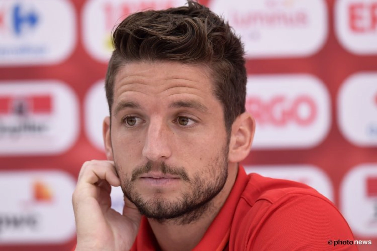 Motivering Dries Mertens matcht niet met zijn lichaamstaal: "Trots opzij voor positieve energie" vs. "Diepe zucht"