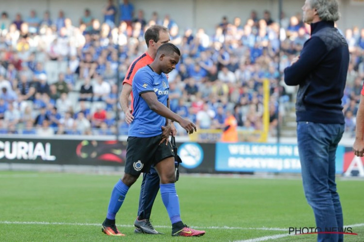 Club Brugge is Izquierdo voor een tijdje kwijt