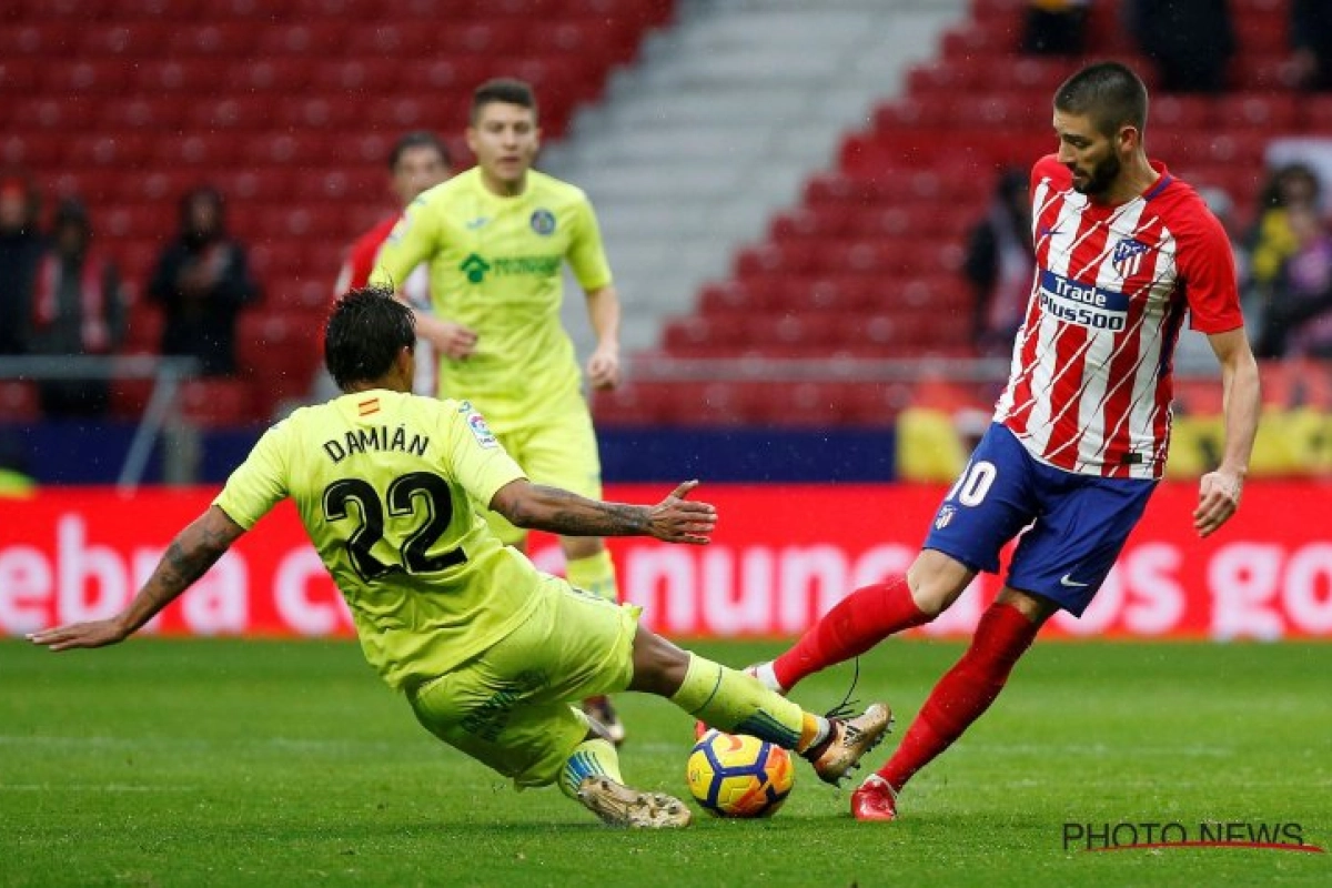 UPDATE: Atético hoopt Carrasco zaterdag al te kunnen gebruiken tijden de Madrileense derby 