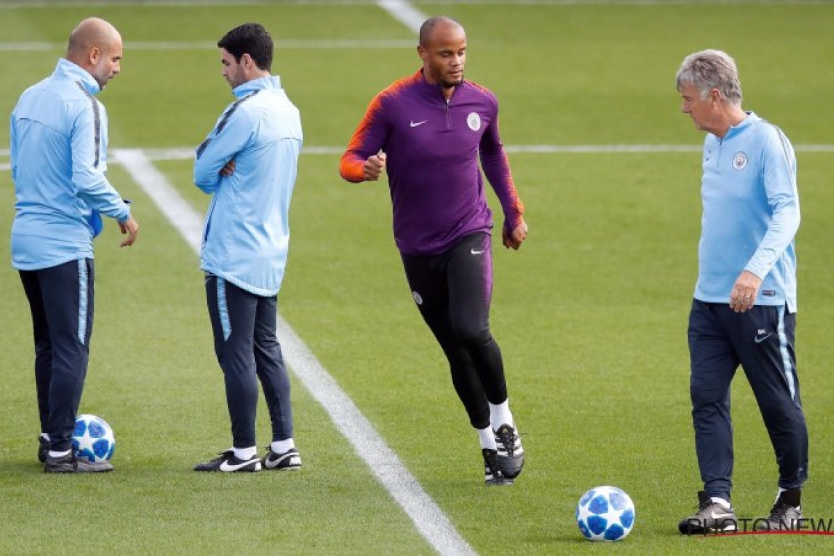 Guardiola spreekt zich uit over de toekomst van Vincent Kompany, die eind dit seizoen einde contract is