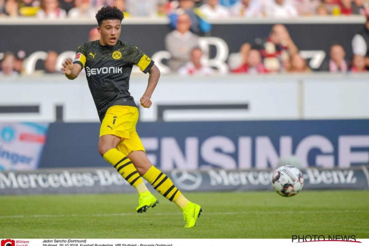 Jadon Sancho gegeerd door Engelse topclub