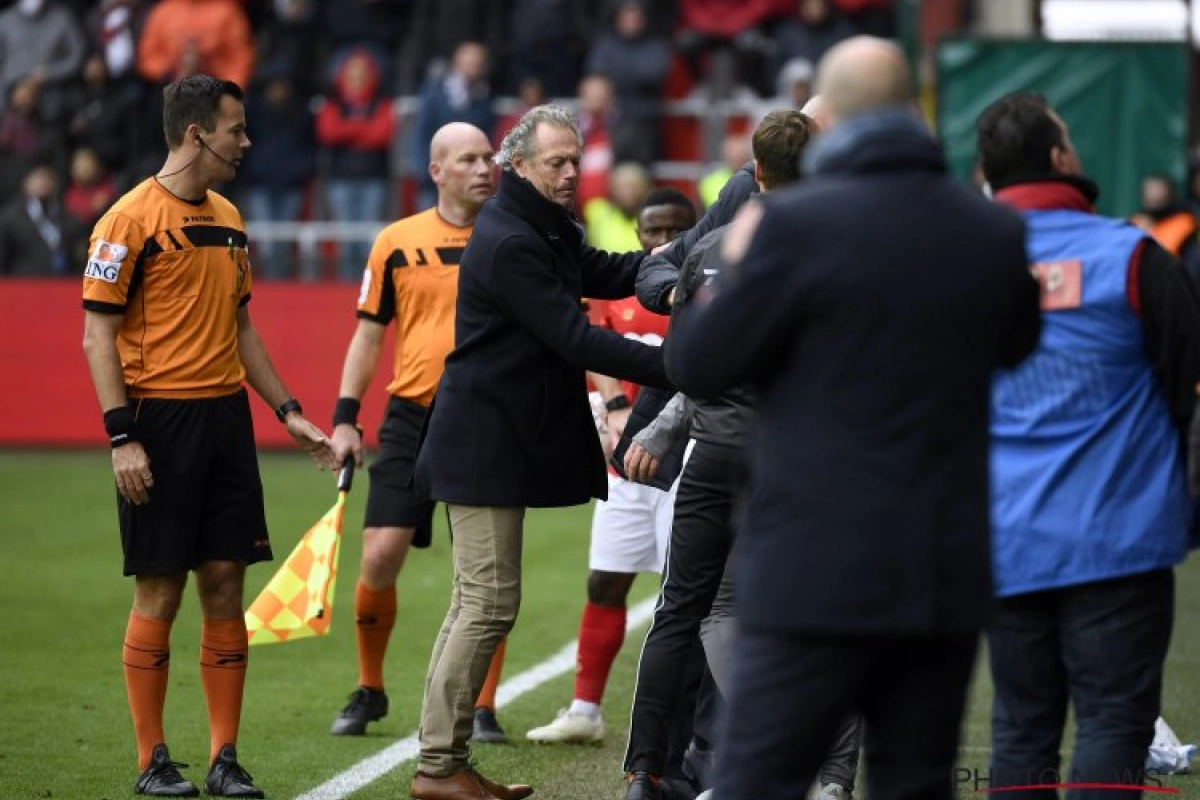 Preud'homme ging in de clinch met fan, die weggeleid werd: "Dat is toch het recht van de toeschouwer?"