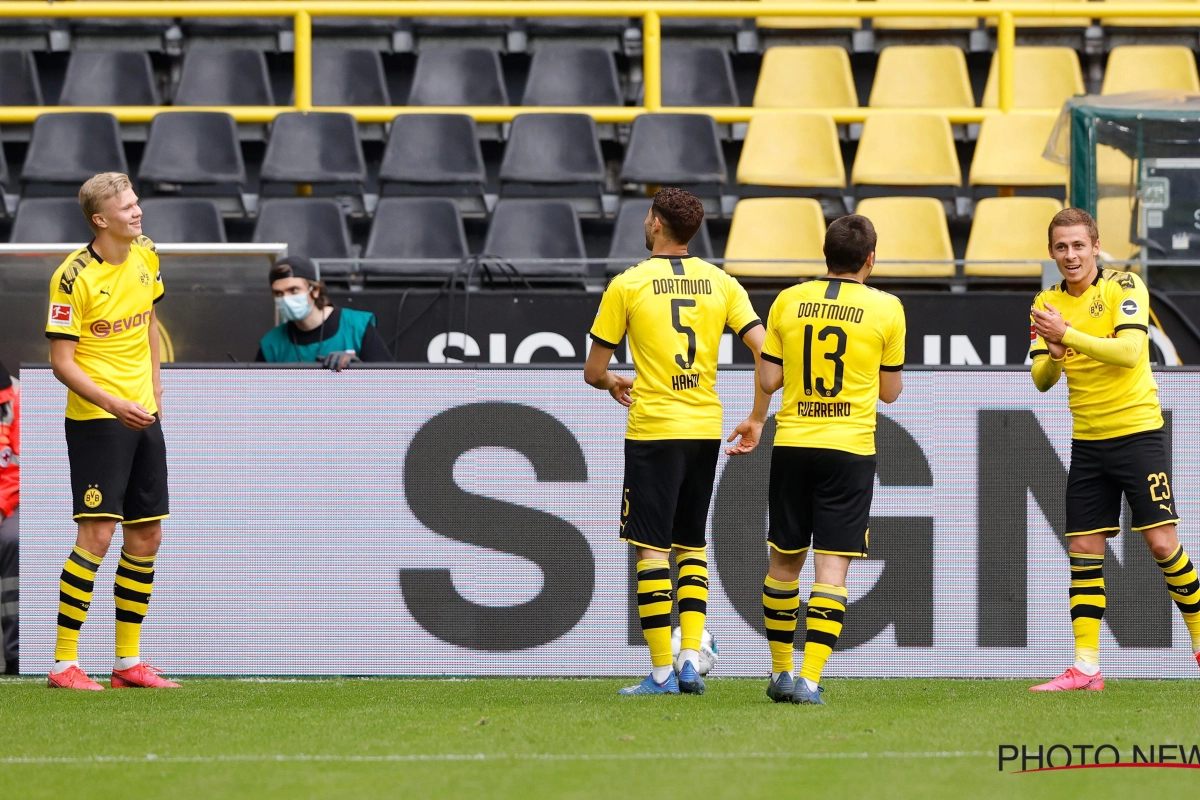 Thorgan Hazard na zijn sterke prestatie opnieuw een basisplaats voor Dortmund, Jadon Sancho nogmaals op de bank