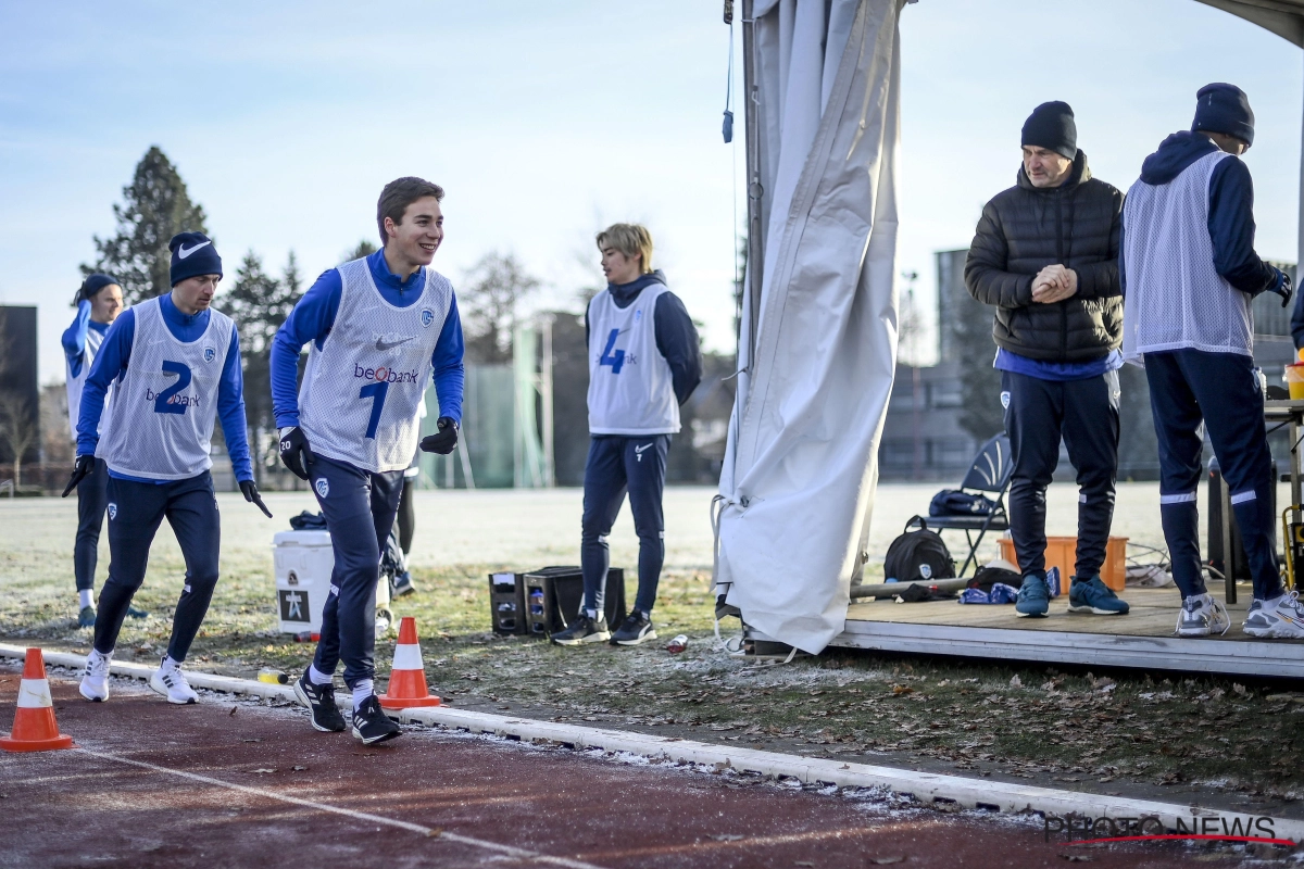 📷 In beeld: Geen midweekmatch, maar... looptesten voor Racing Genk