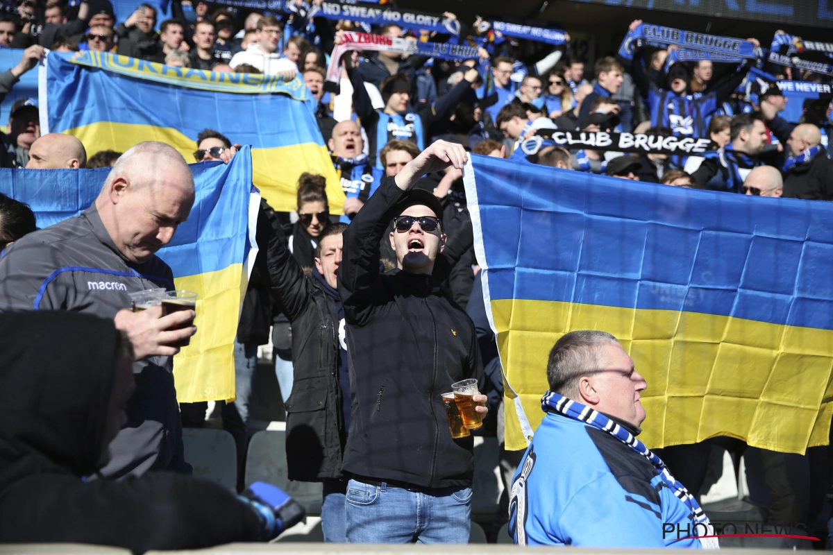 Jan Breydelstadion kleurt blauw-geel voor Oekraïne